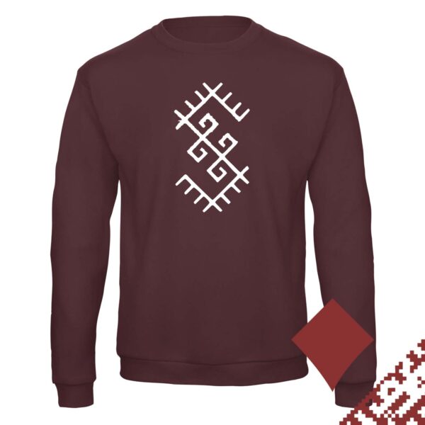 Džemperis „Žalčiai” (Unisex, bordo)