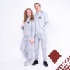 Pilkas sportinis kostiumas "Vytis širdyje" PREMIUM - Image 2