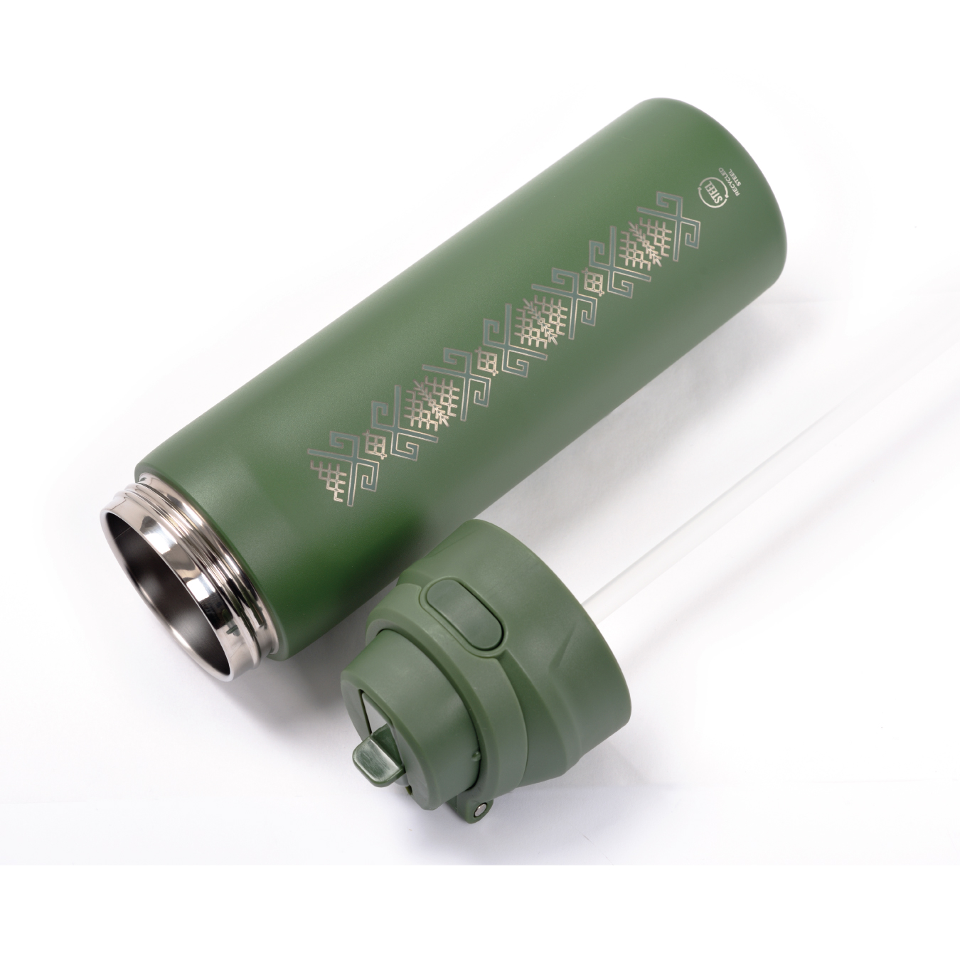 Termo gertuvė "Skliautas" (žalia, 700 ml) - Image 4