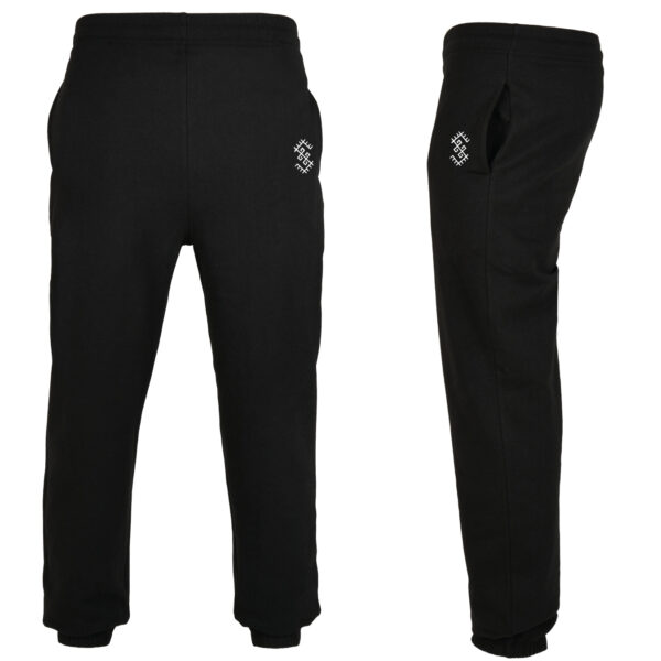 Sportinės kelnės „Žalčiai” (Unisex, juodos)