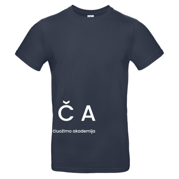 VDČA Marškinėliai, t. mėlyni (vaikiški, unisex (didinti))