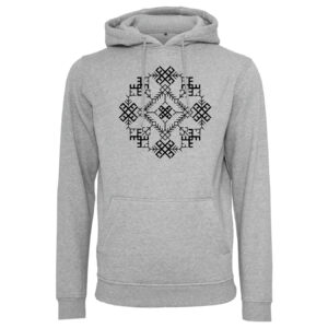 Džemperis su gobtuvu "Krupis" (Unisex, pilkas, PREMIUM)