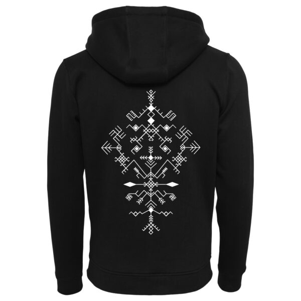 Džemperis su užtrauktuku „Sodai” (unisex, juodas, PREMIUM)