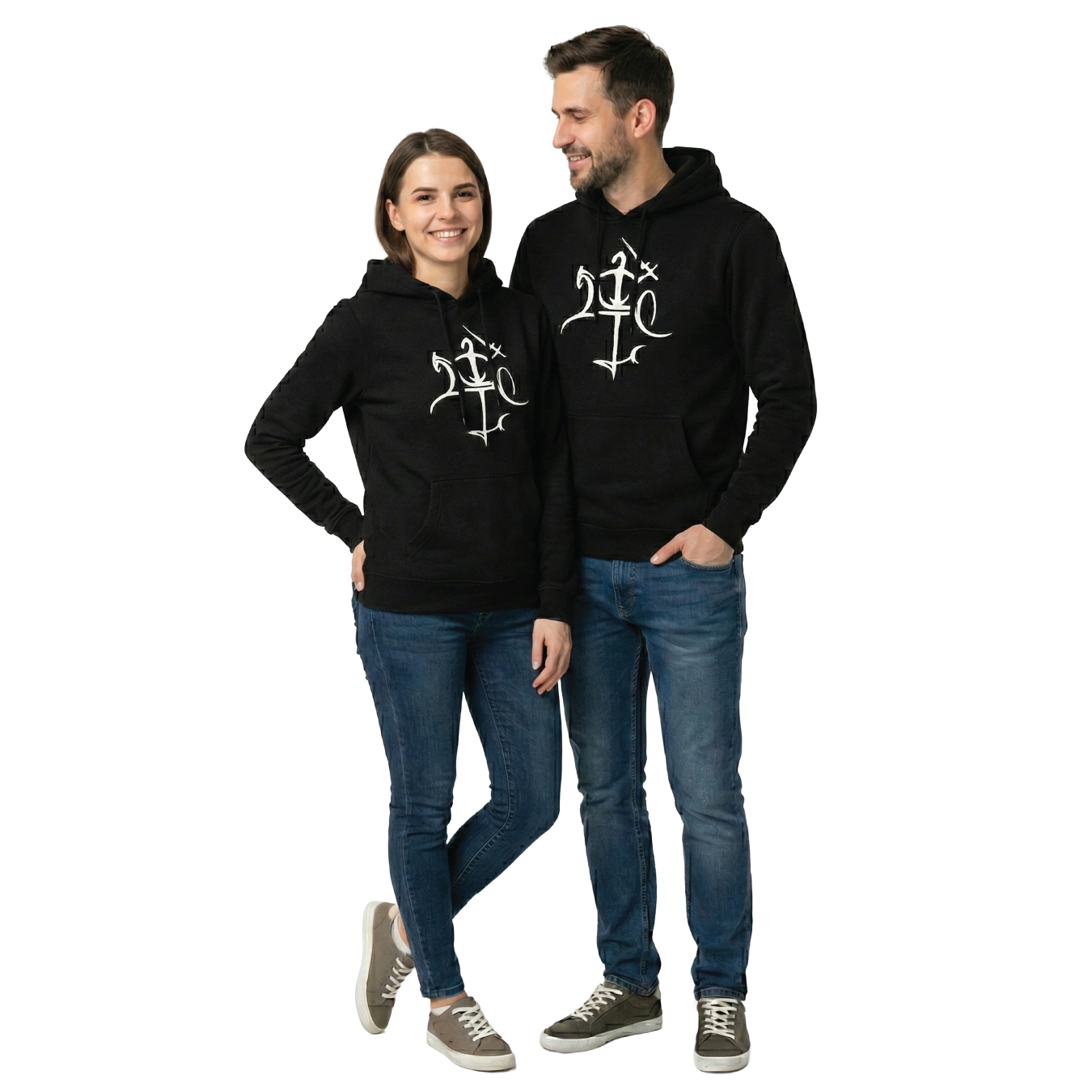 Du džemperiai "Senasis Vytis" (unisex, juodi) - Image 2