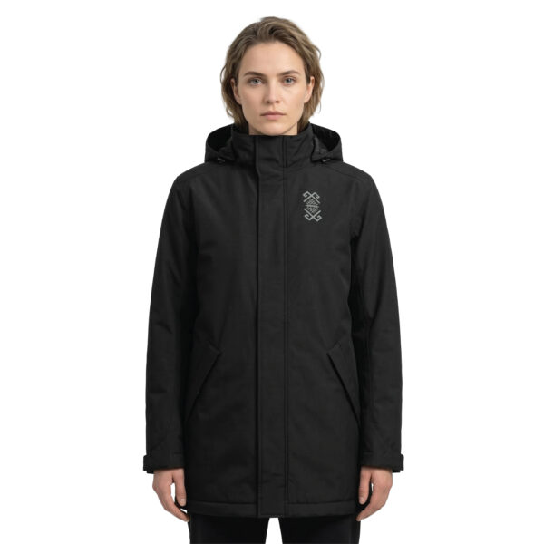 Striukė su paslepiamu gobtuvu „Skliautas”(Juoda arba smėlio sp.)